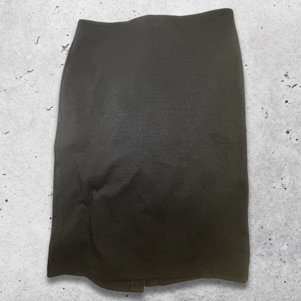 Philosophy Pencil Skirt Clean Lines Tailored Fit Comfortable Fabric‎ Black W 10 - Picture 2 of 8